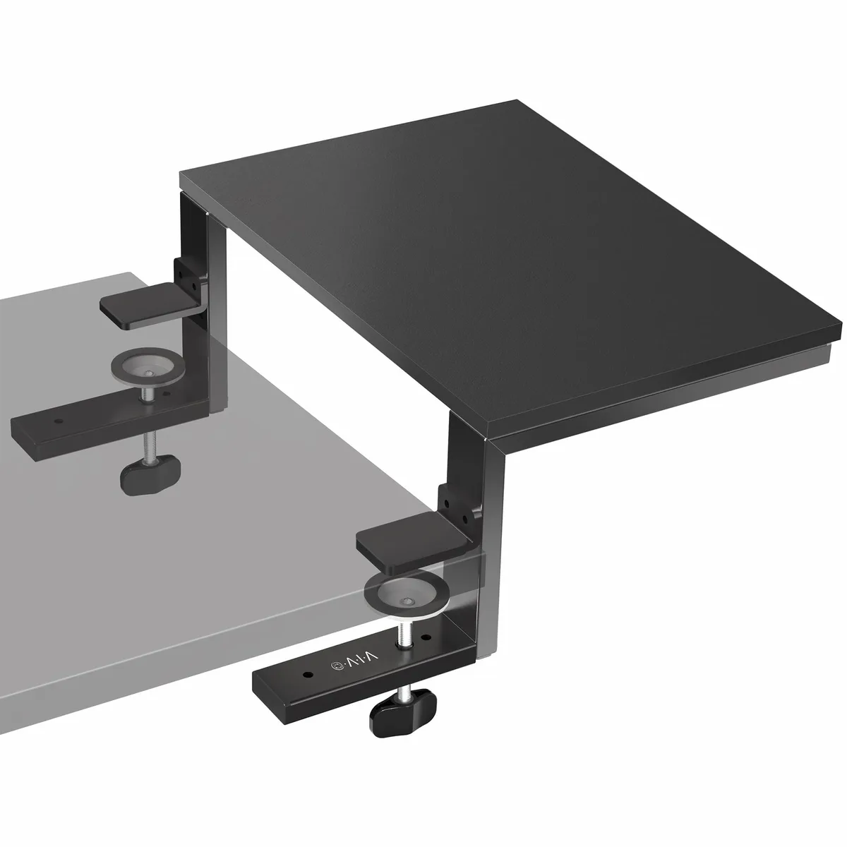 VIVO VIVO Black 15" Clamp-on Desk Extension Shelf — product photo