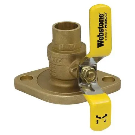 Webstone Webstone 51403 3/4" Brass 3-Way Rotating Ball Valve — product photo