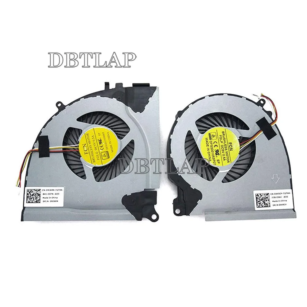 DBTLAP DBTLAP 2pcs CPU Fan For DELL Ins15P-1548 7000 7557 7559 L+R — product photo