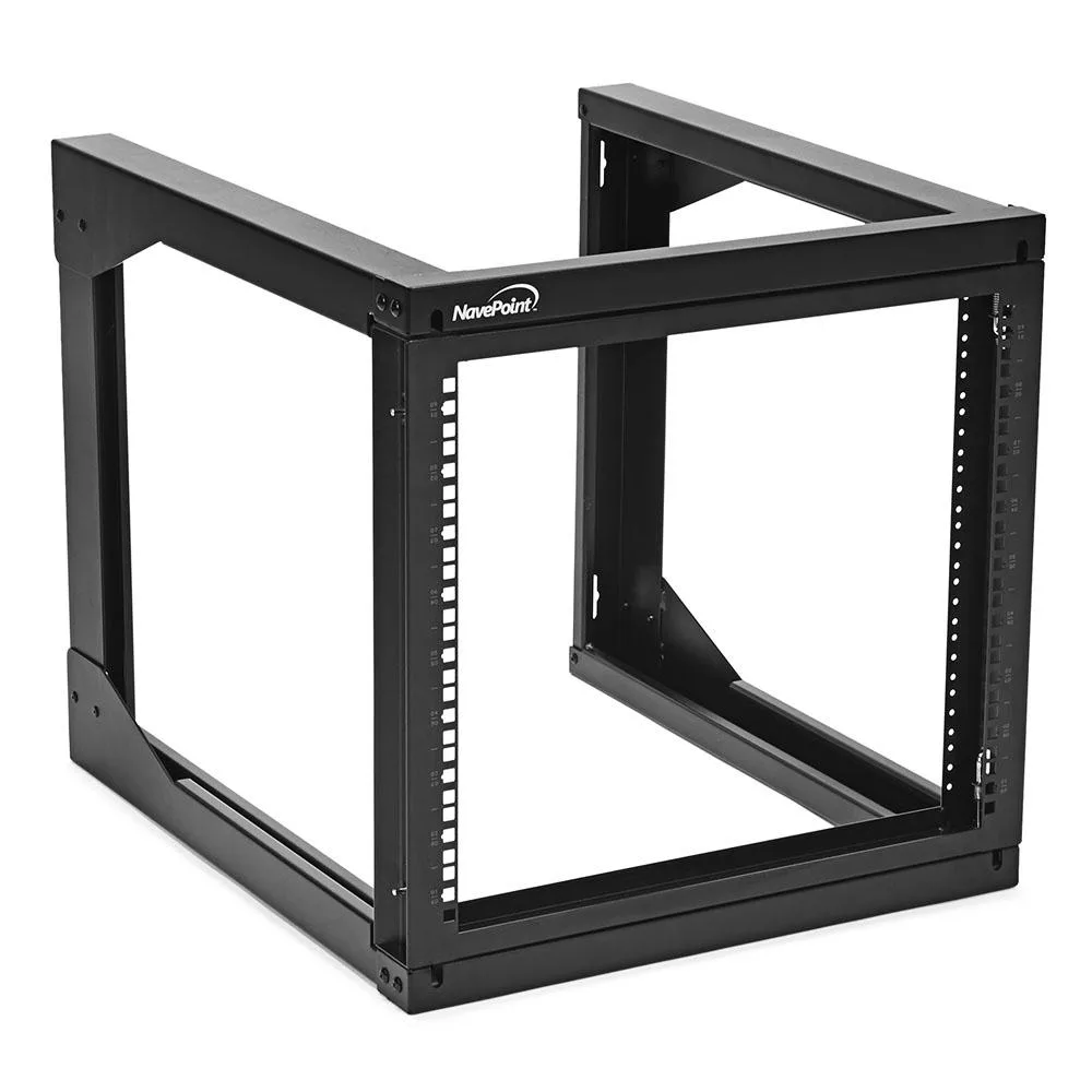 NavePoint NavePoint 9U Wall Mount Swing Gate Rack 24" Depth — product photo