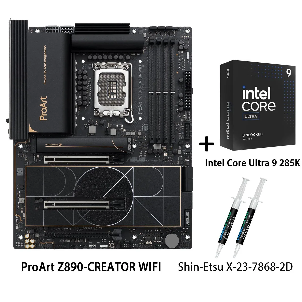 ASUS ASUS ProArt Z890-CREATOR WIFI Intel motherboard with Core Ultra 9 285K — product photo