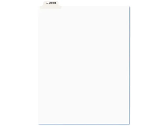 Avery Avery 12398 Tab Dividers Exhibit Y 25 Pack — product photo