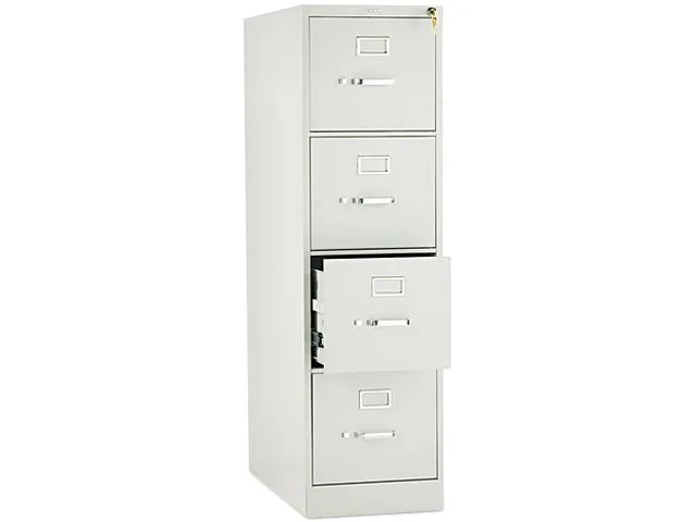 HON HON 314PQ 310 Series Four-Drawer File Letter Light Gray office furniture — product photo
