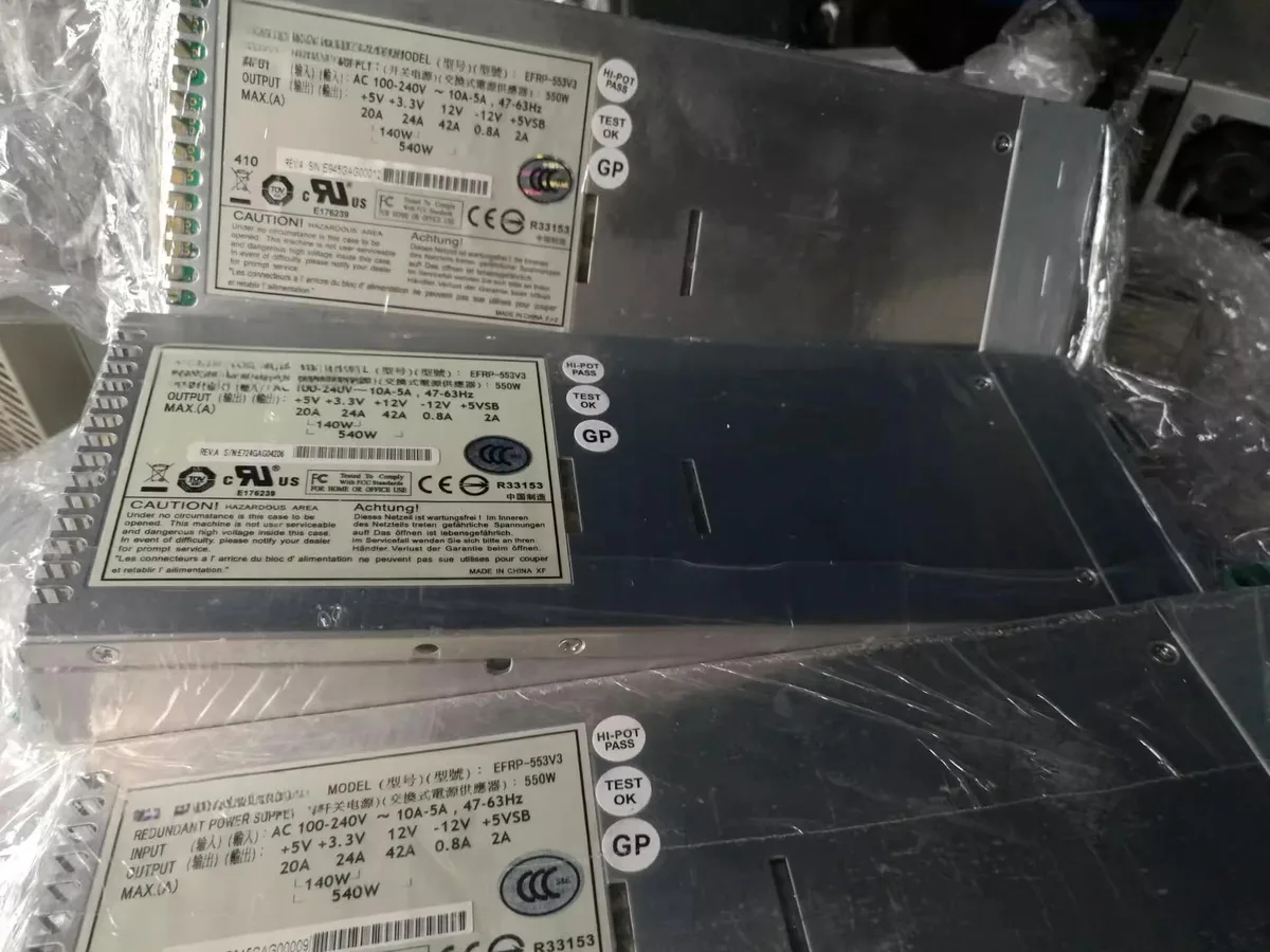 KHACHIMO KHACHIMO EFRP-2553V3 EFRP-553V3 Server Power Supply 550W — product photo