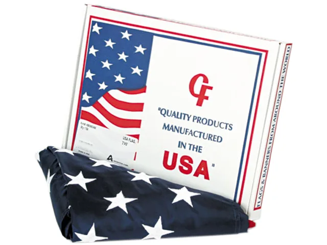 U.S. flag 3 by 5 feet heavyweight nylon