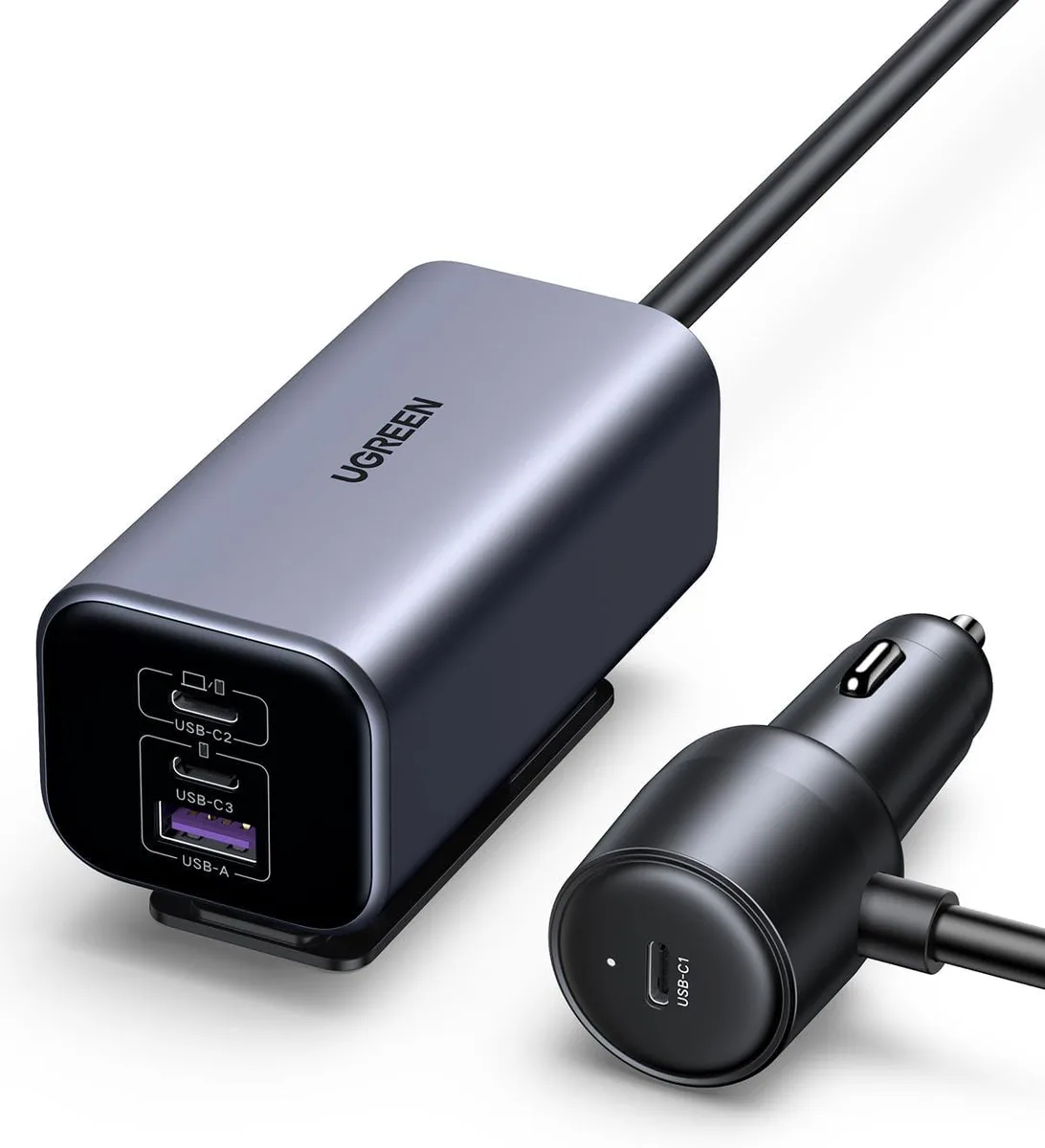 Hamzan Hamzan 150W USB-C Car Charger PD 3.1 140W 4-Port GaN — product photo