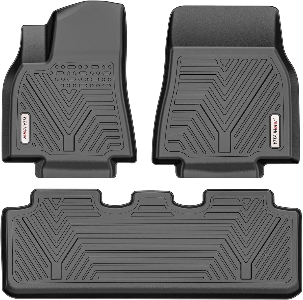 WUQ WUQ Model Y Floor Mats 2020-2024 5 Seater Black TPE — product photo