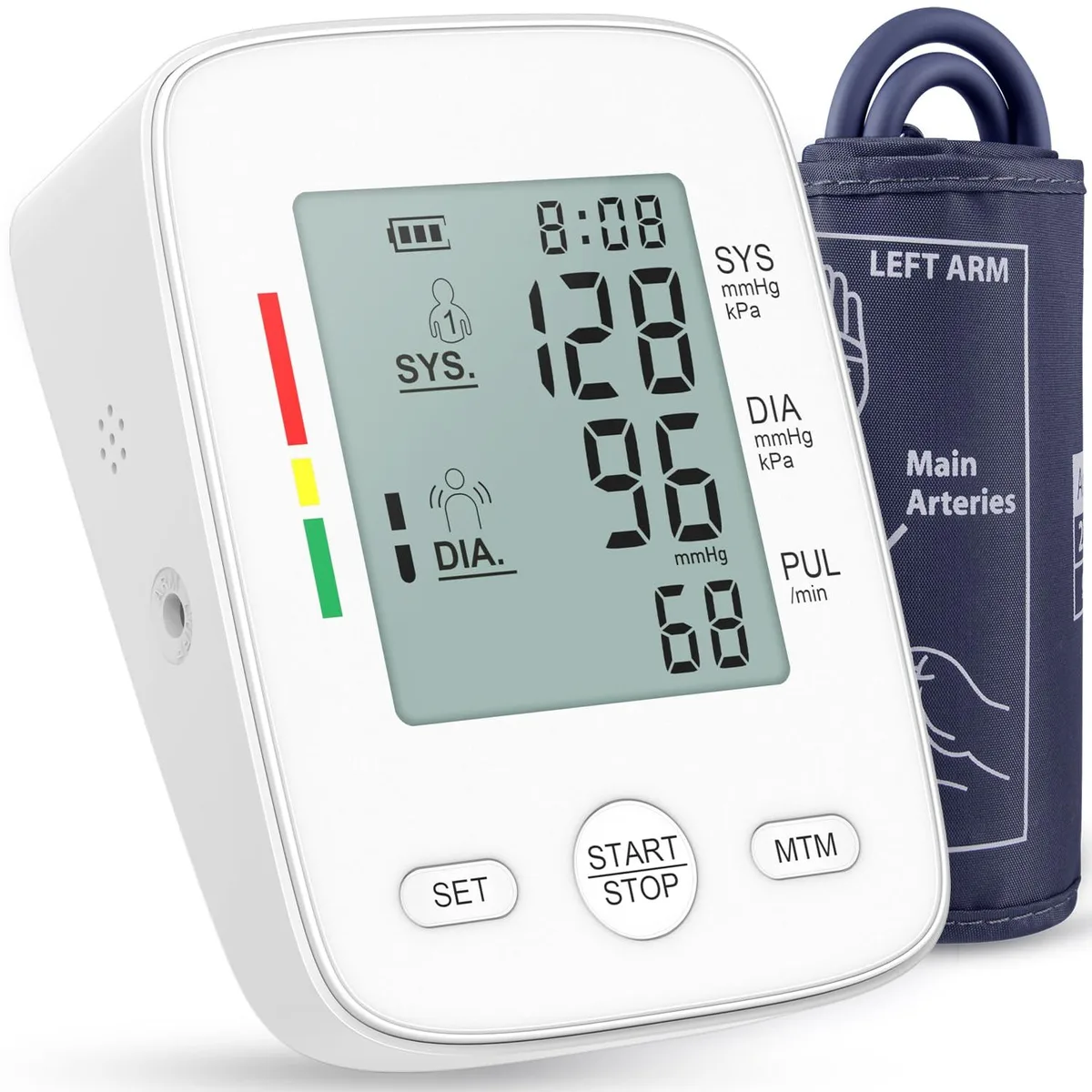  EC2WORLD FC-BP120 Blood Pressure Monitor 8.7-16.5in Cuff 2×99 Memory — product photo