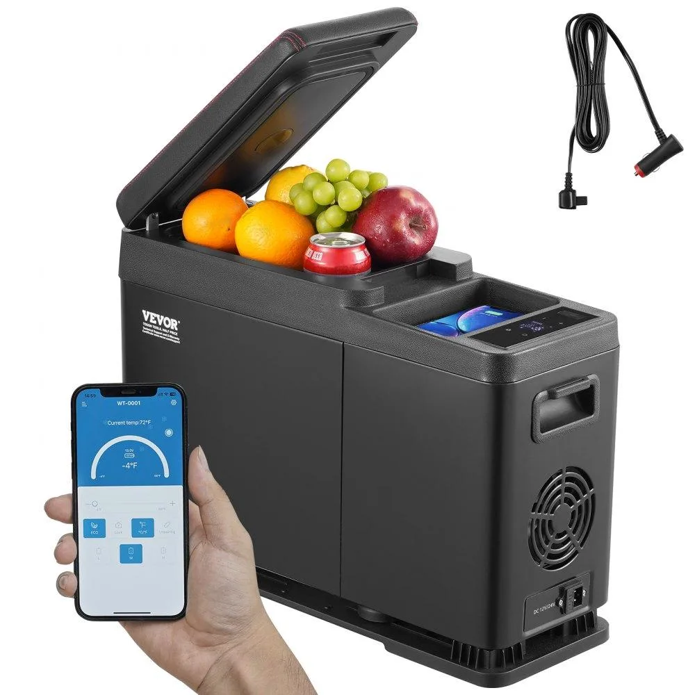 VEVOR VEVOR CF8 8 L Portable Car Refrigerator -20 to 20 °C 12/24 V DC 100-240 V AC — product photo