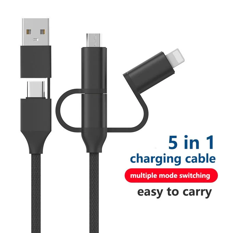NO. NO. 5-in-1 Fast Charging Cable 1.2 m 60 W — product photo