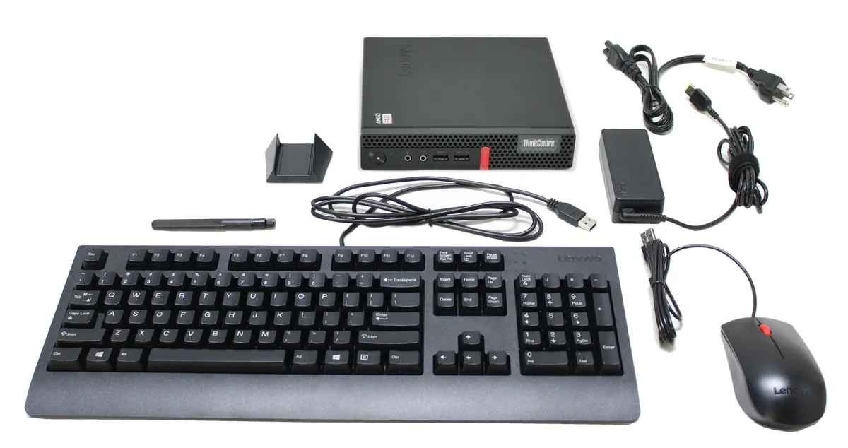 Lenovo Lenovo ThinkCentre M625q AMD E2-9000e 4GB 32GB desktop PC — product photo