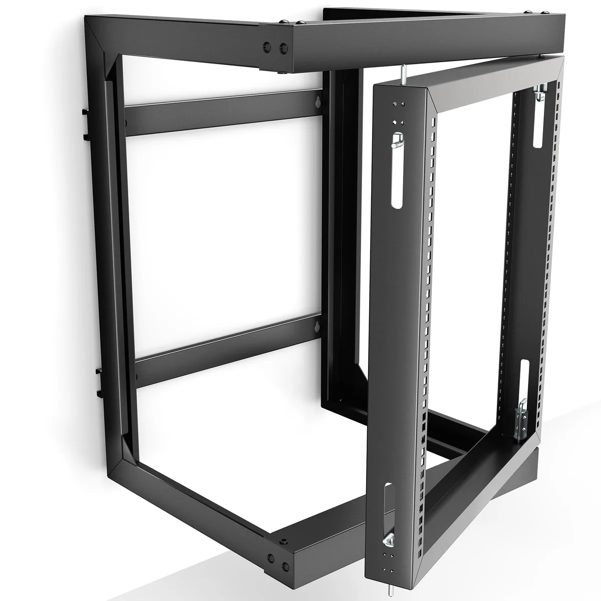VIVO VIVO 12U Open Frame Wall Mounted Server Rack with Swing Gate, 19 — product photo