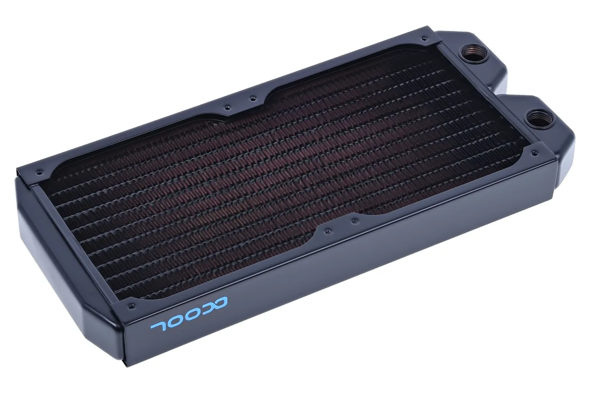 Alphacool Alphacool NexXxos ST30 Full Copper Radiator 240 30mm Black G1/4 (14157) — product photo