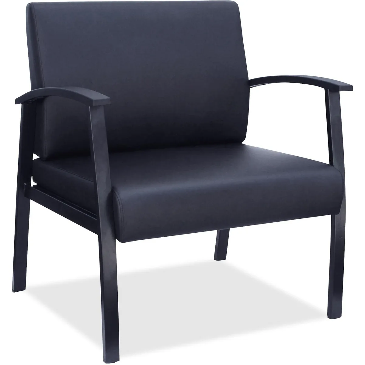 Lorell Lorell LLR68557 Big &amp; Tall Guest Chair 24x25x35 450 lb office furniture — product photo
