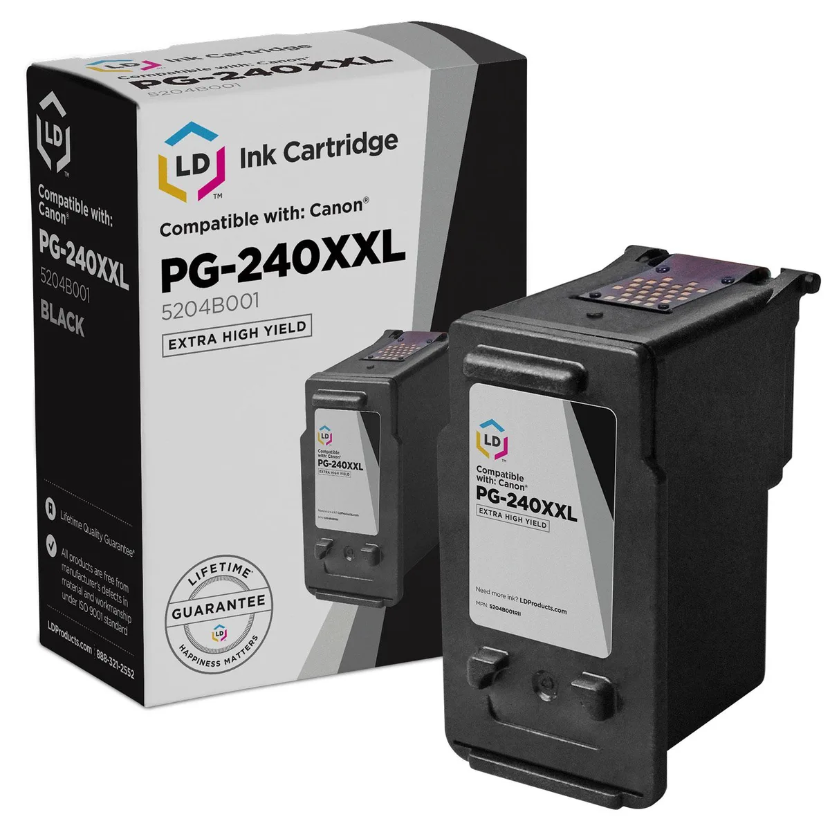 LD Products LD Products Remanufactured Ink Cartridge for Canon PG-240XXL Extra High Yield Black 600 Pages — product photo