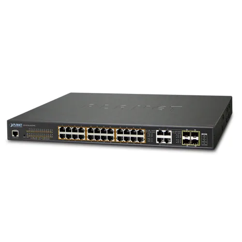 PLANET PLANET GS-4210-24UP4C 24-port Ultra PoE managed network switch — product photo
