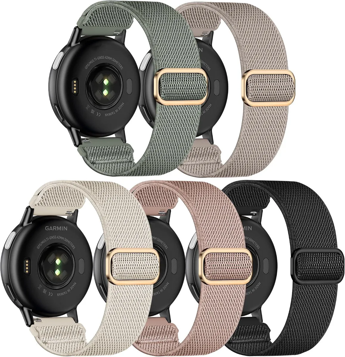 ETEIZU ETEIZU 5 Pack 20mm Stretchy Nylon Bands — product photo