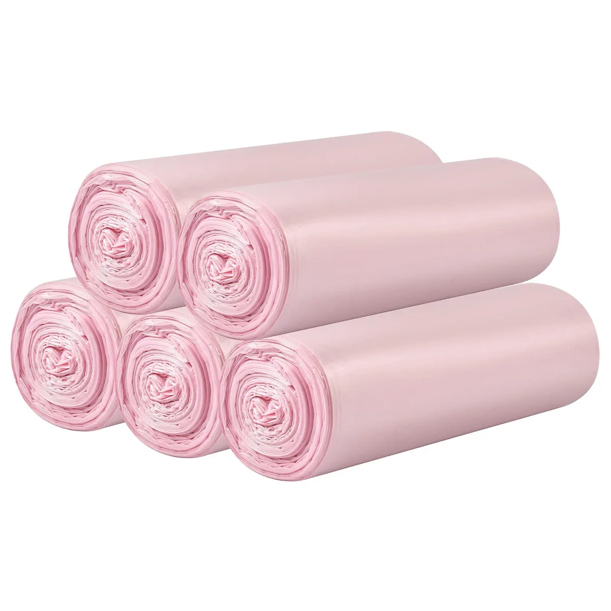  HDY 100 4 Gallon Garbage Bags Pink 100 Count 17.7 x 19.7 in — product photo