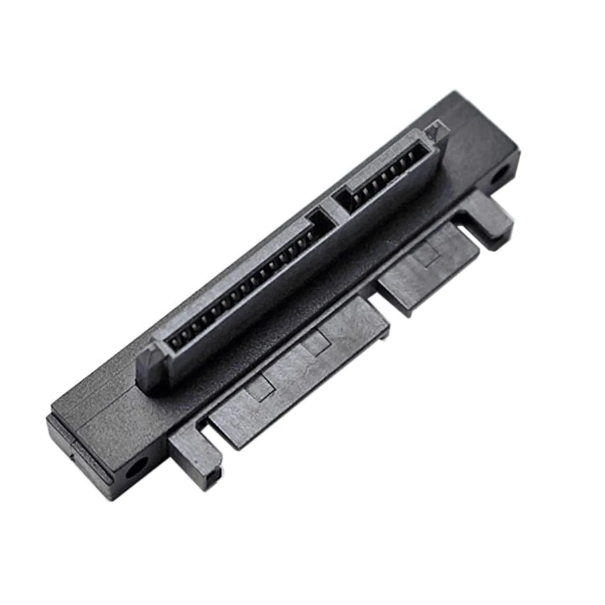 Vszerda Vszerda HX-SA-121-DN 90° Down Angled SATA 22Pin 7+15 Male to 22P Female Adapter — product photo