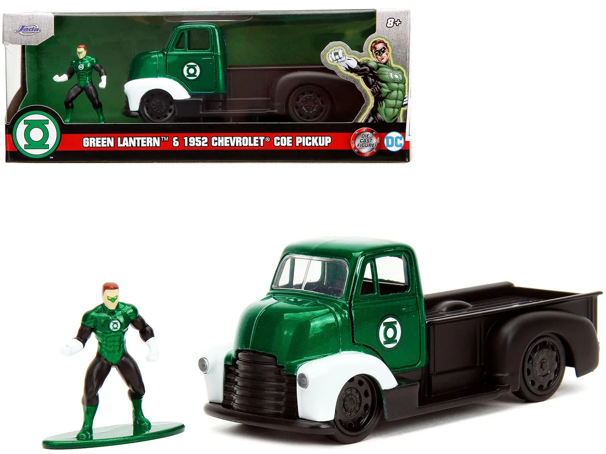Jada Jada 1952 Chevrolet COE Pickup Green Lantern 1/32 Diecast — product photo