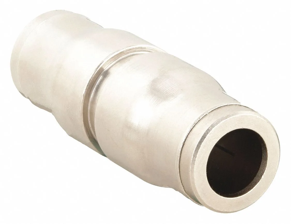 Legris Legris 3606 06 00 6mm Push-to-Connect Nickel Brass Union Trap — product photo