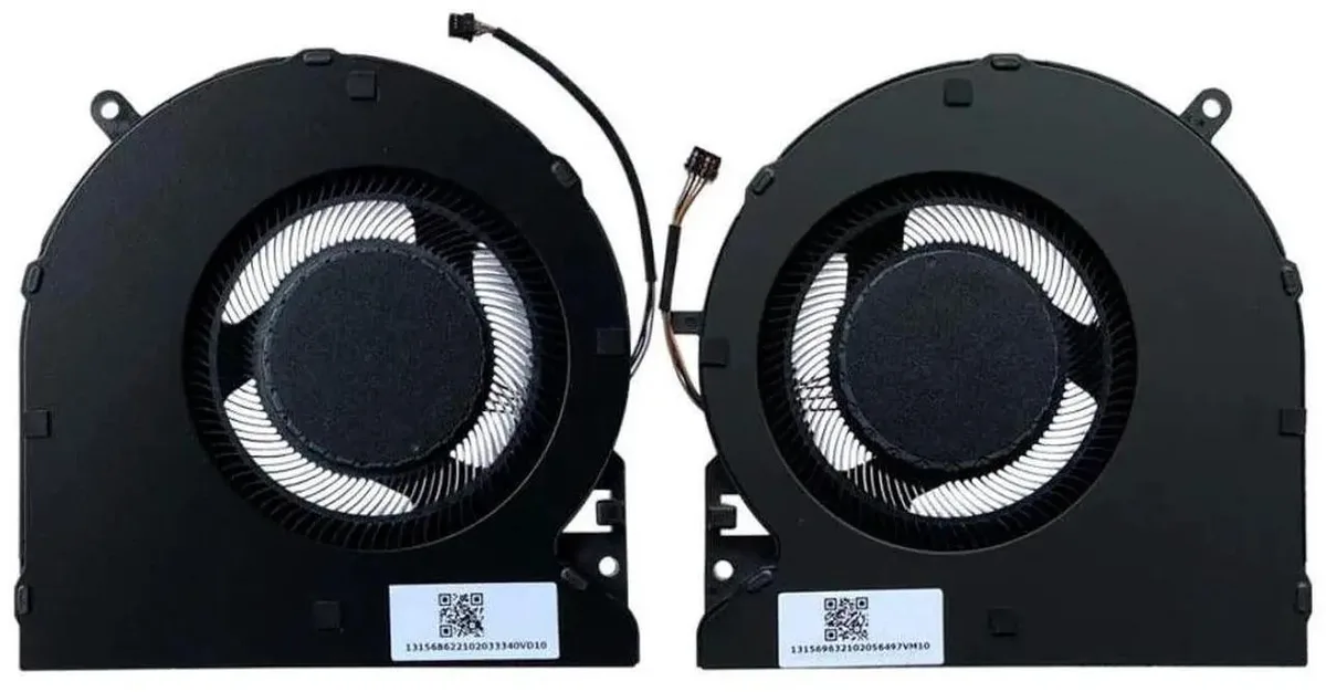 Vszerda Vszerda CPU GPU Cooling Fan Replacement for Razer Blade 15 2021 Edition RZ09-0367 Series FNDX FNDY — product photo