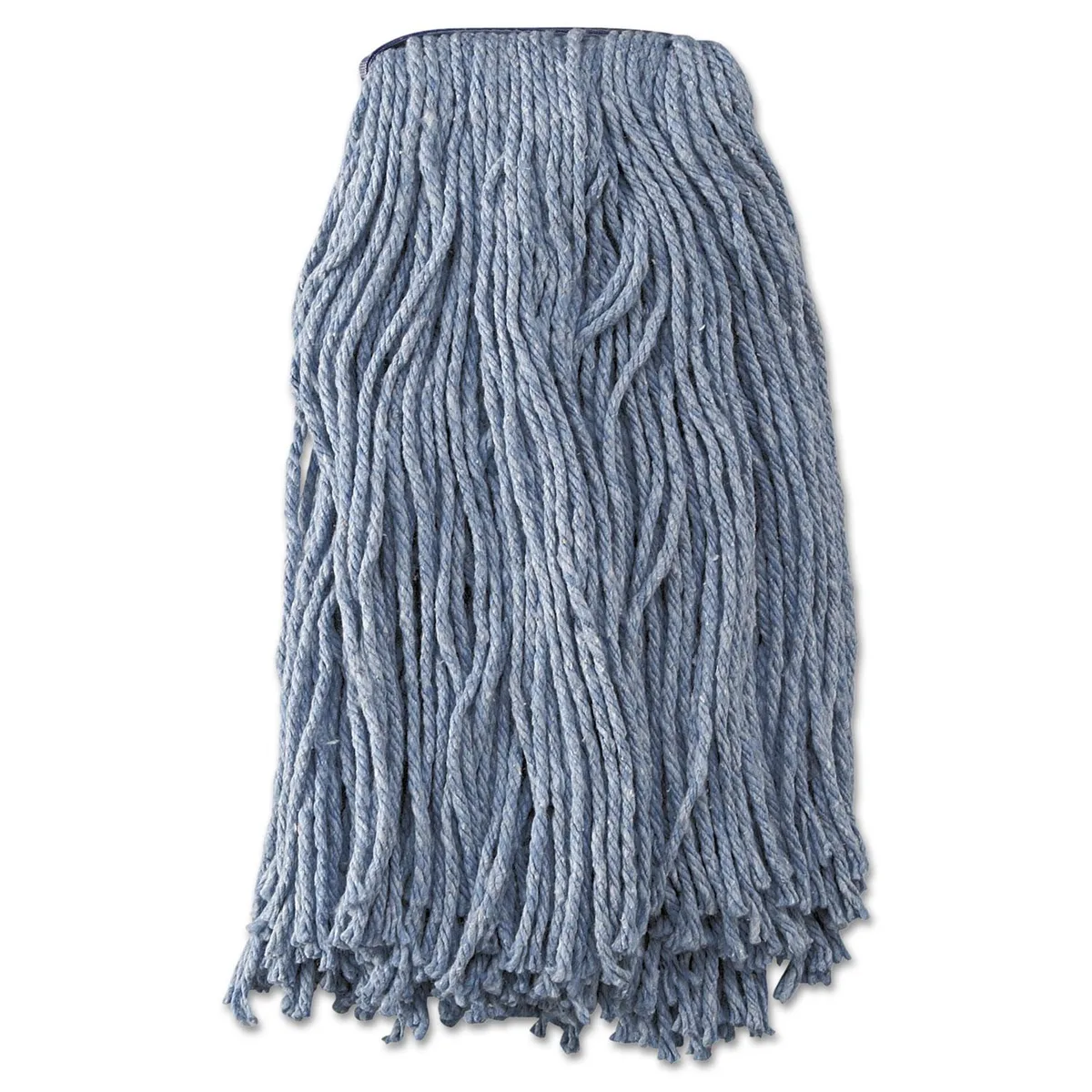 Boardwalk Boardwalk Cotton/Synthetic Cut-End Mop Head #20 Blue 12/Carton — product photo