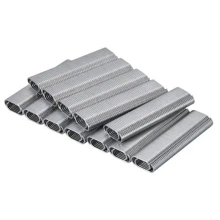 Box of 2500 galvanised steel hog ring staples 16 gauge 11/16 inch leg length