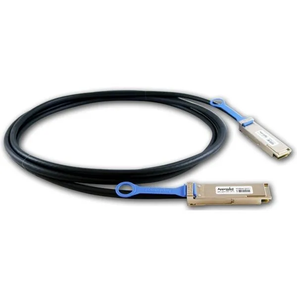 HPE Juniper Networking HPE Juniper Networking QFX-QSFP-DAC-3MProduct 9.84 ft QSFP+ to QSFP+ network ethernet cable — product photo