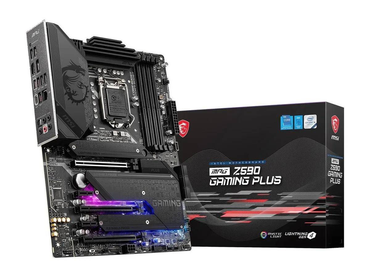 MSI MSI MPG Z590 GAMING PLUS Intel motherboard — product photo