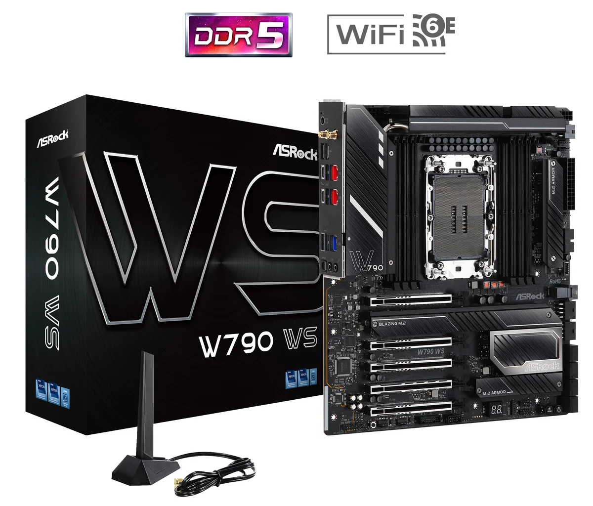 ASRock ASRock W790 WS Intel motherboard — product photo