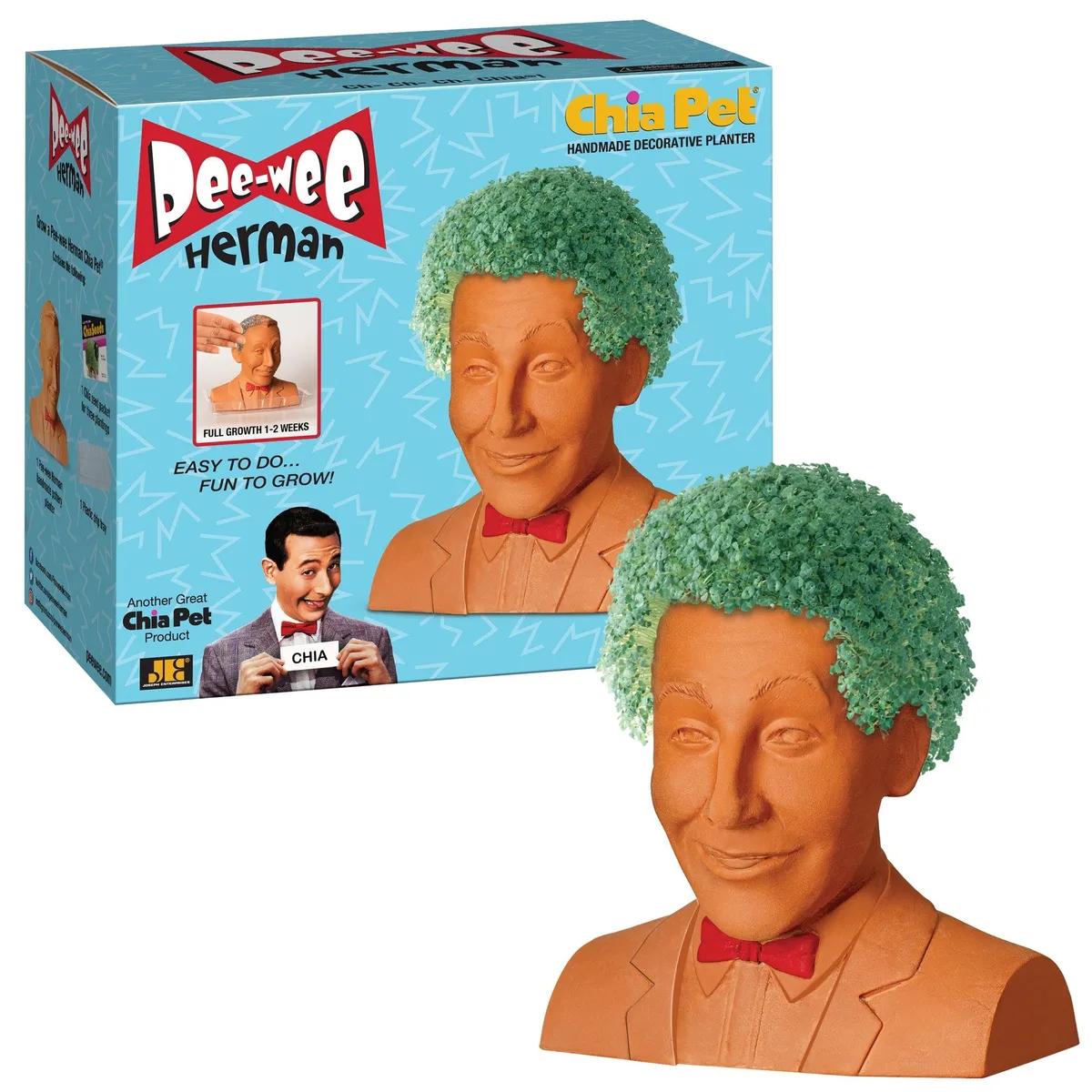 Joseph Enterprises Joseph Enterprises CP946-01 Pee-Wee Herman Chia Pet planter — product photo