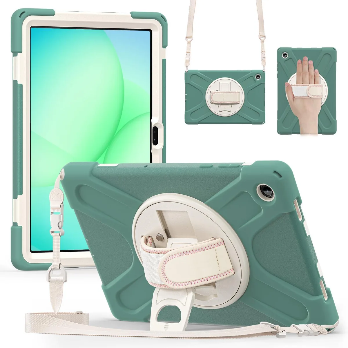 Timoom Timoom Shockproof Kids Case for Samsung Galaxy Tab A11 Plus 11" 2025 / Tab A9 Plus 11" 2023 Emerald Green — product photo