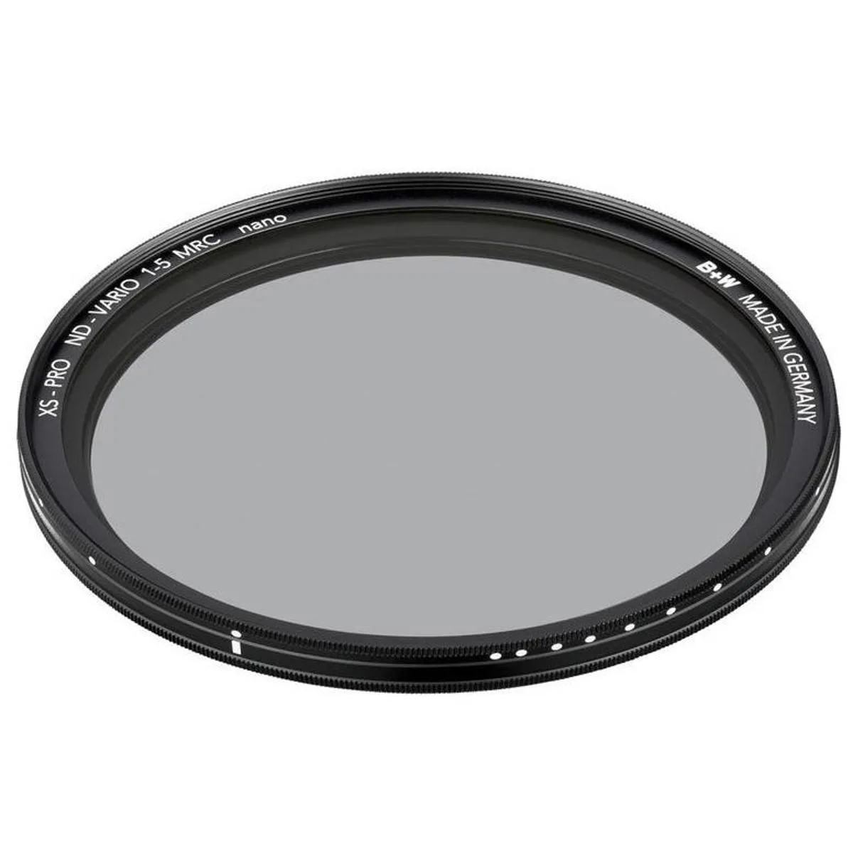 B + W Filter Company B + W Filter Company 82mm XS-Pro Vario ND MRC Nano Filter 0.3 to 1.5 (1 to 5 stops) camera filter — product photo