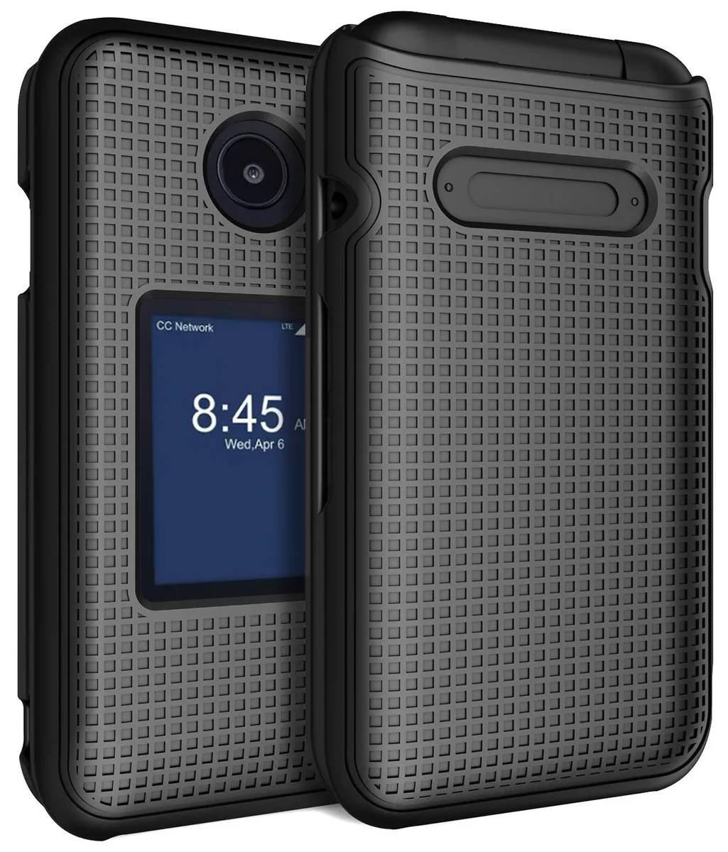 Nakedcellphone Nakedcellphone Grid Textured Hard Shell Case for Verve Snap Z2336 Black — product photo