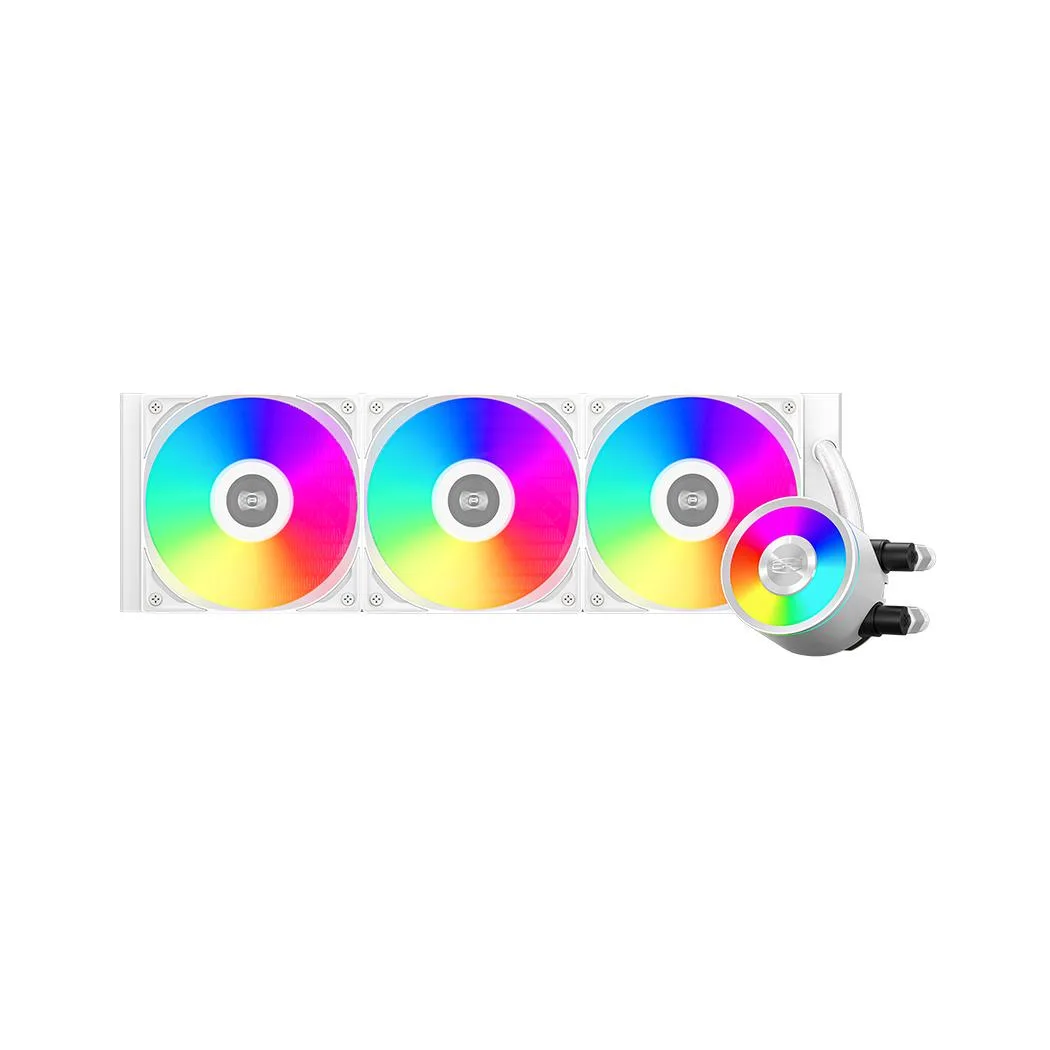 PCCOOLER PCCOOLER DA360 Pro ARGB WH liquid cooler White — product photo