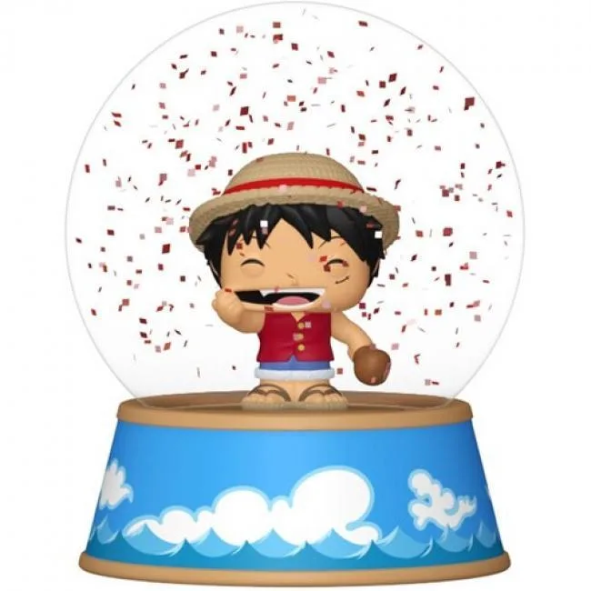 Funko Funko 92275 POP! Mini Glitter Globe One Piece Monkey D. Luffy action figure — product photo