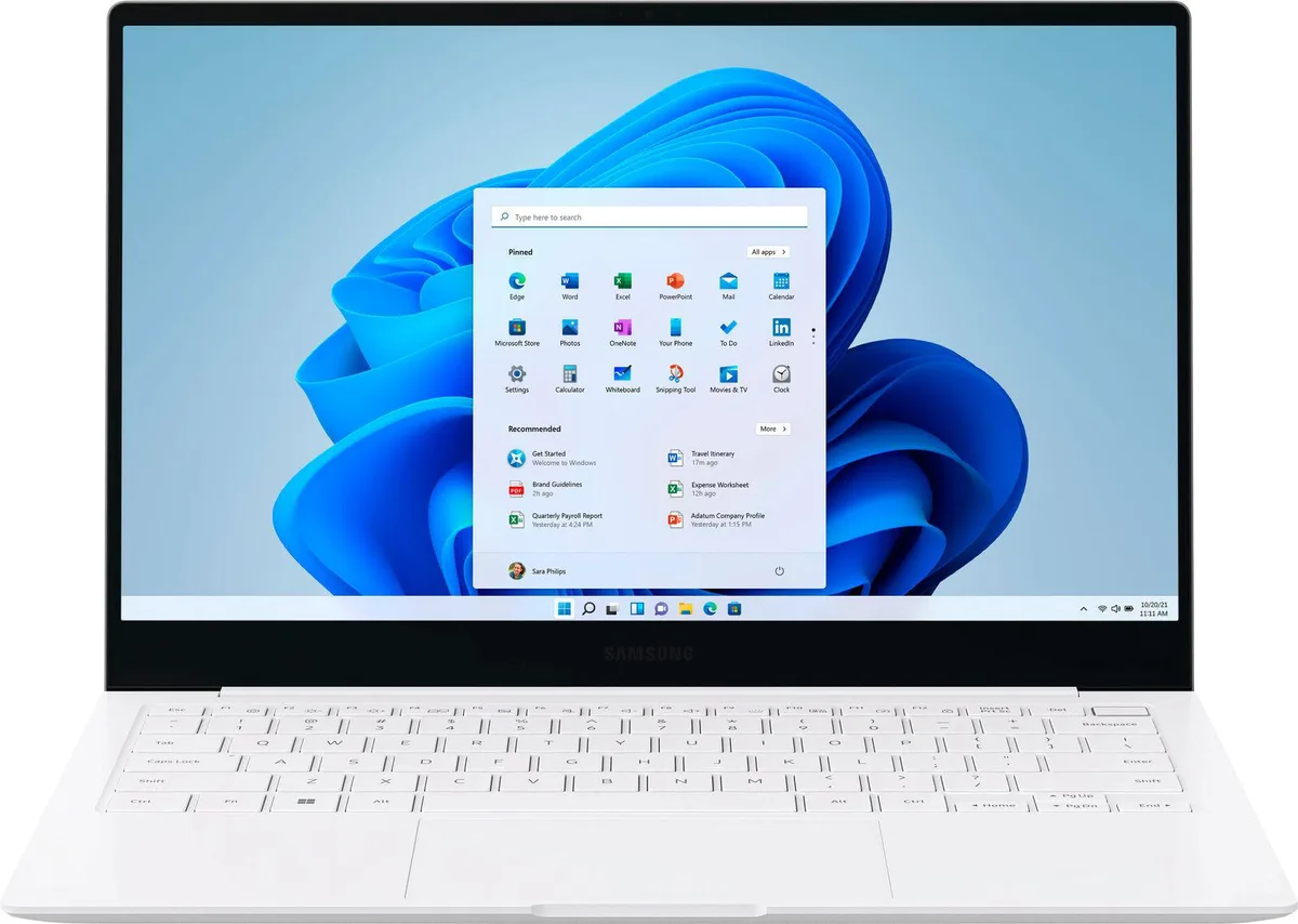 SAMSUNG SAMSUNG Galaxy Book2 Pro 13.3" laptop Intel 12th Gen Core i7 8GB 512GB Silver — product photo