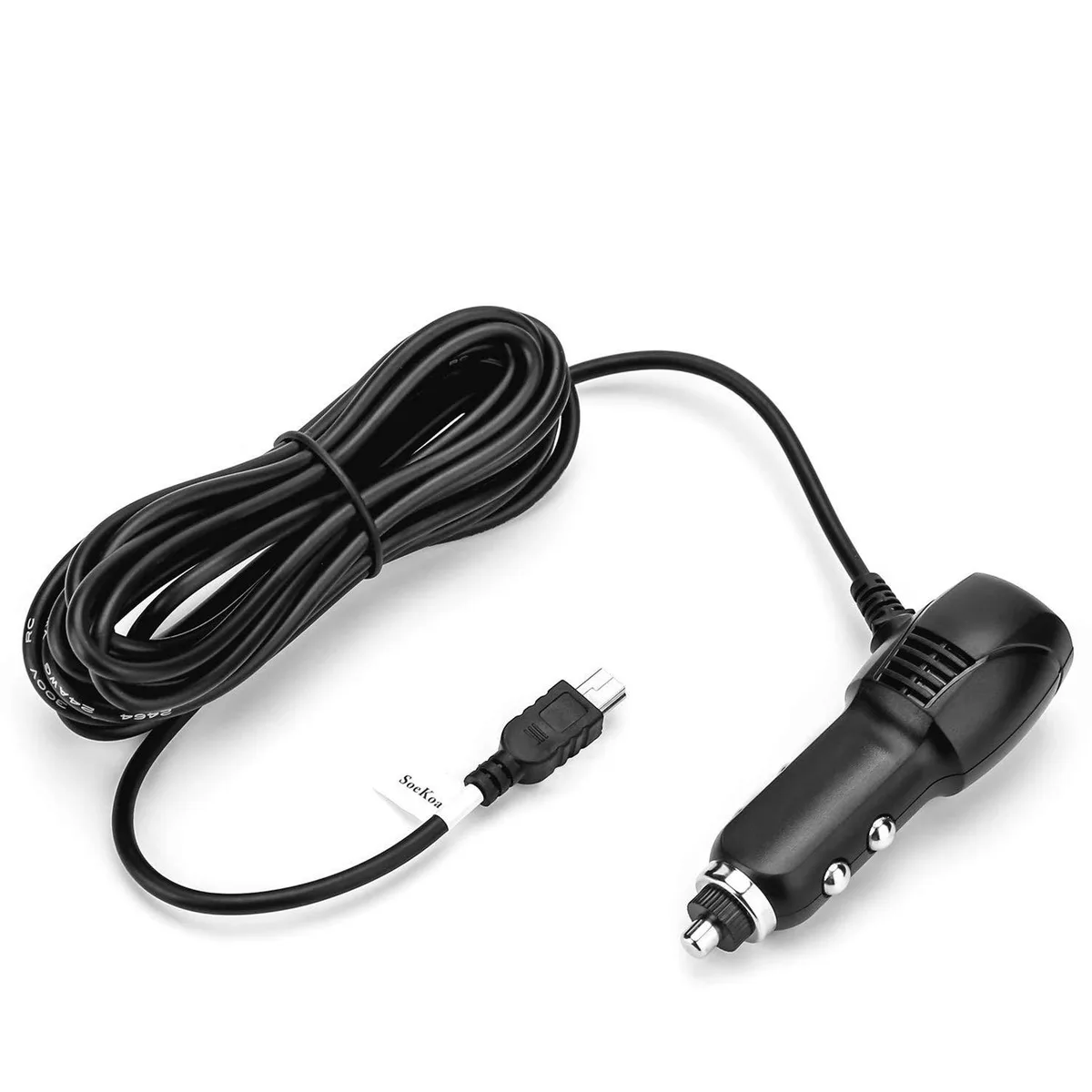  SoeKoa Mini-CC-04 USB car charger 11.5ft — product photo