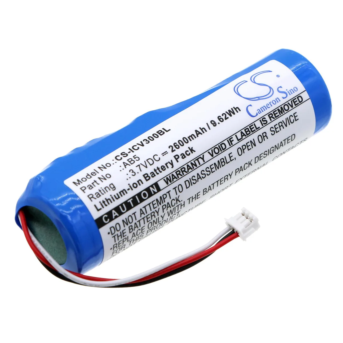 Centenex Electronics Centenex Electronics DS-CS-ICV300BL 2.6 Ah Li-ion barcode scanner battery — product photo