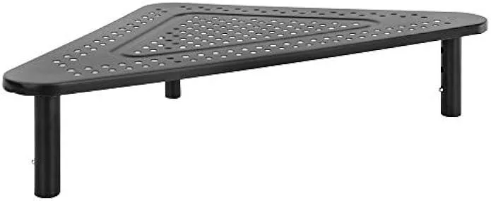 TAURKENAM TAURKENAM Corner Monitor Stand Metal Black office equipment — product photo