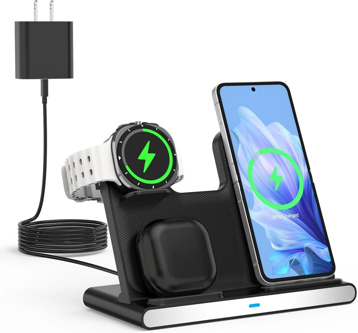 FLEANE FLEANE 3-in-1 Foldable Wireless Charger — product photo