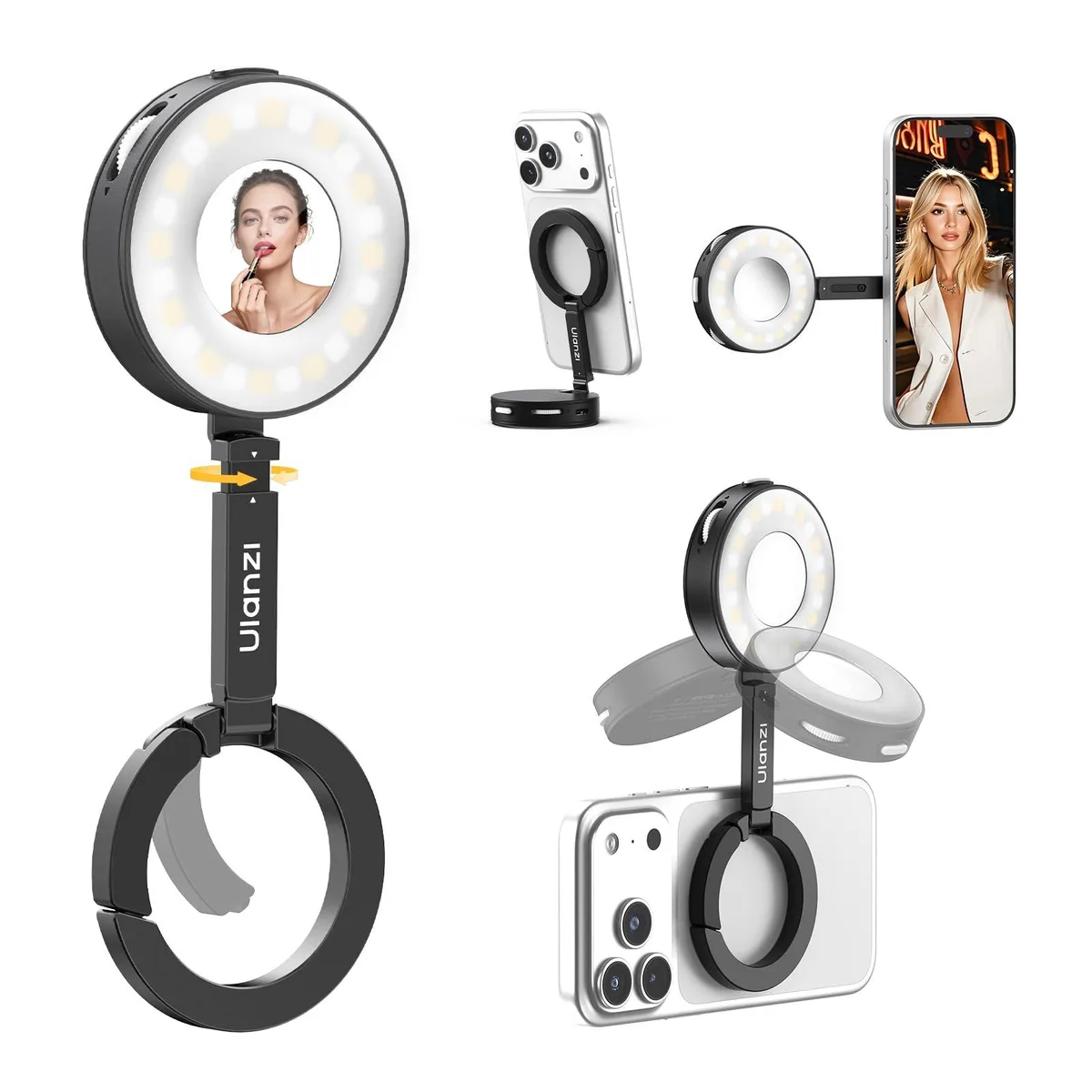  Ulanzi ML05 Magnetic Selfie Light 9000K CRI97 600mAh 75min — product photo
