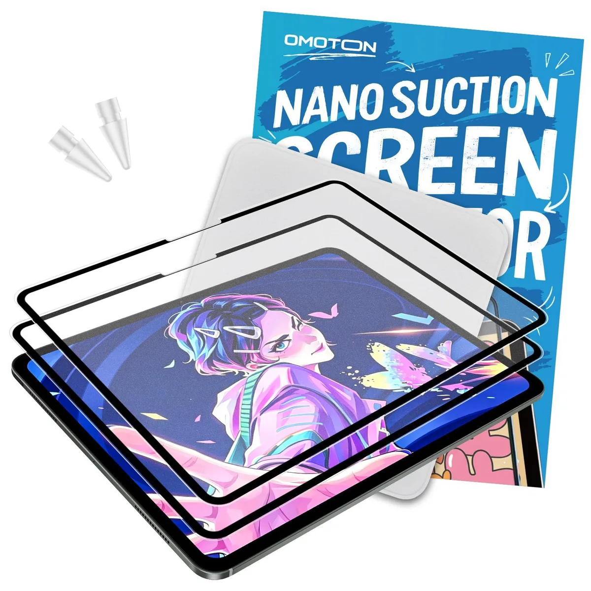 OMOTON PaperSense Detachable Paper Screen Protector iPad Pro 11 — product photo
