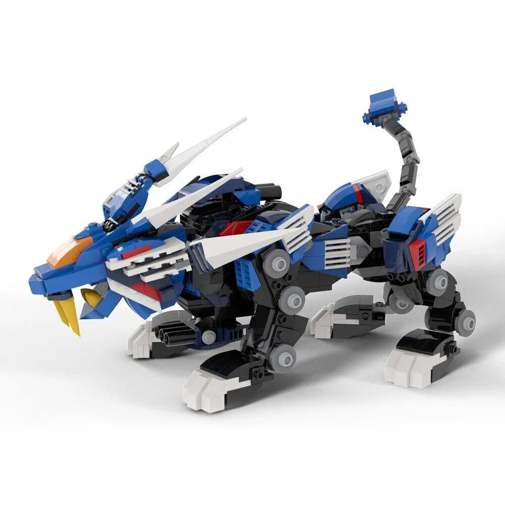ZITIANYOUBUILD ZITIANYOUBUILD Lion &amp; Tiger Mechanical Monsters 653 Pieces MOC — product photo
