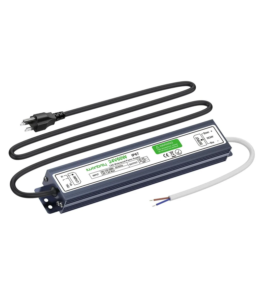KEHIPI KEHIPI 60W 24V 2.5A IP67 LED Driver Power Adapter — product photo