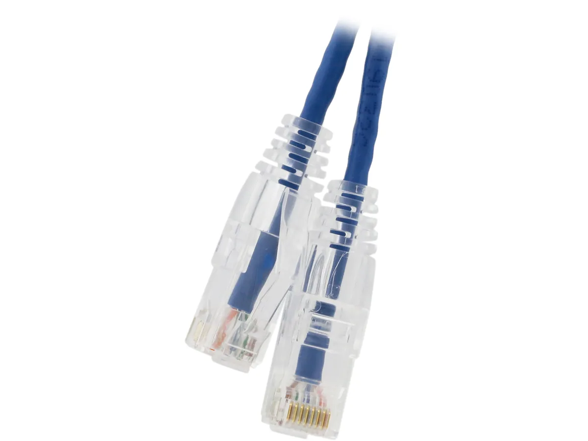 Nippon Labs Nippon Labs SLCAT6-28-25BL network ethernet cable 28 AWG 25 ft 550 MHz Cat 6 Blue — product photo