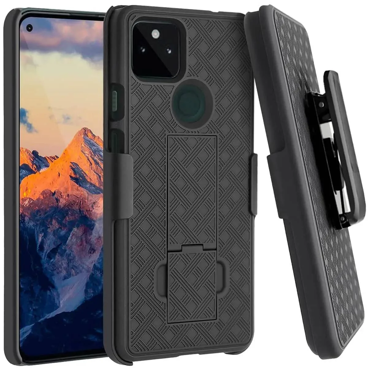 Rome Tech Rome Tech Google Pixel 5a 5G 2021 Belt Clip Holster Case — product photo