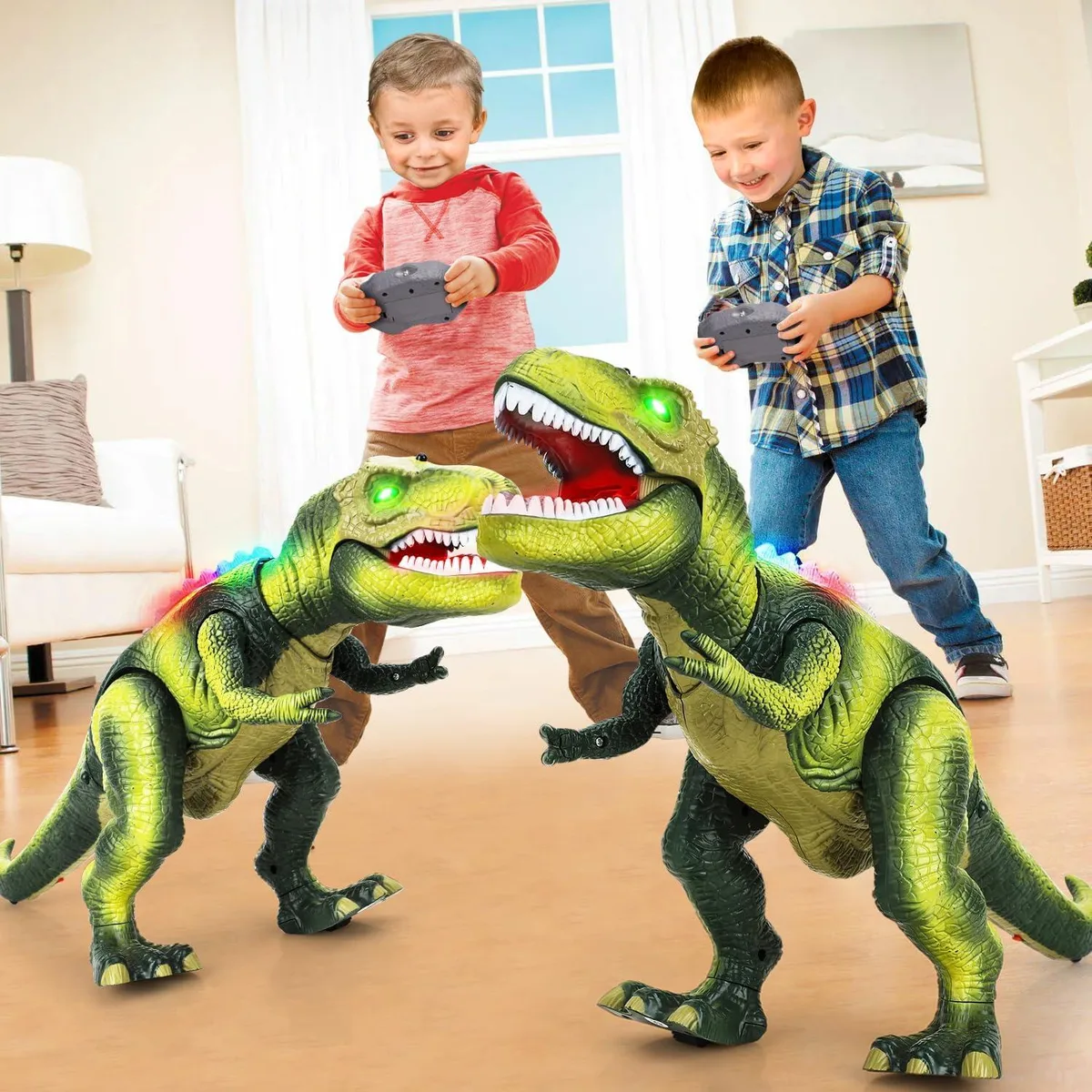 usbroway usbroway RC T-Rex Dinosaur Toy LED Light Roar Walk — product photo