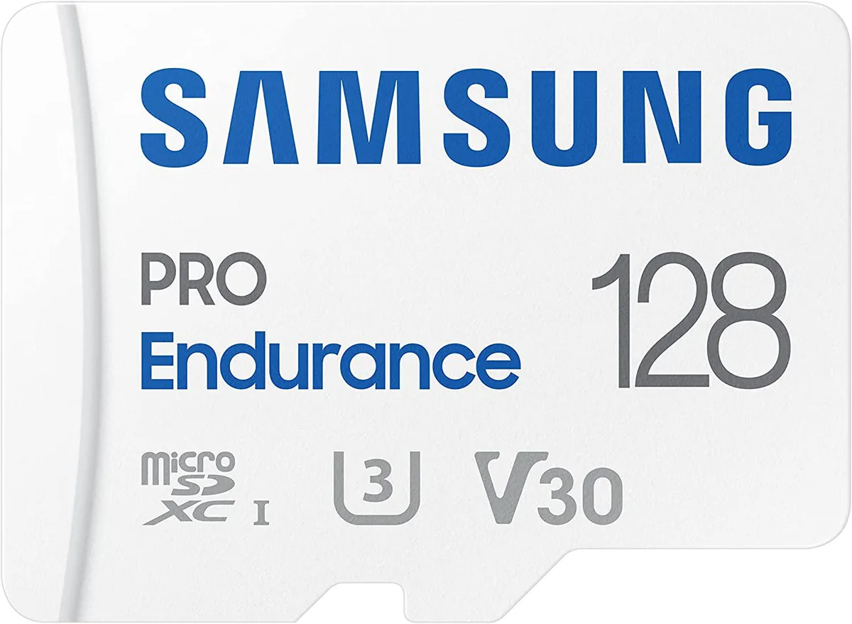 SAMSUNG SAMSUNG PRO Endurance 128GB MicroSDXC Card with Adapter — product photo